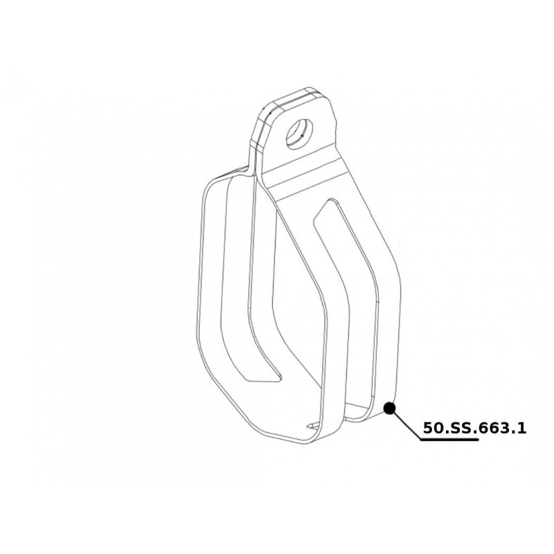 50.SS.663.1-MIVV Speed Edge Uitlaatklem Carbon