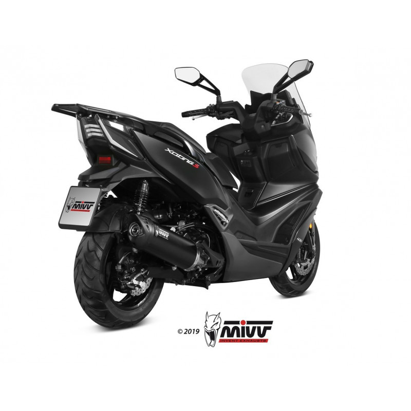 MIVV MOVER Rvs zwart KYMCO XCITING 400i S 2019 - 2020