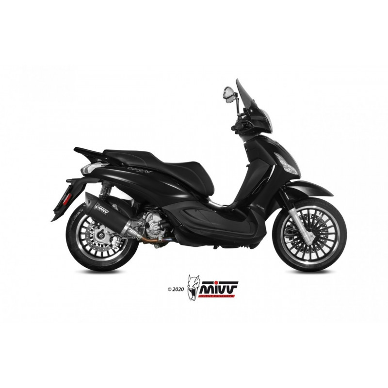 MIVV MOVER Rvs zwart PIAGGIO BEVERLY 300 2010 - 2020