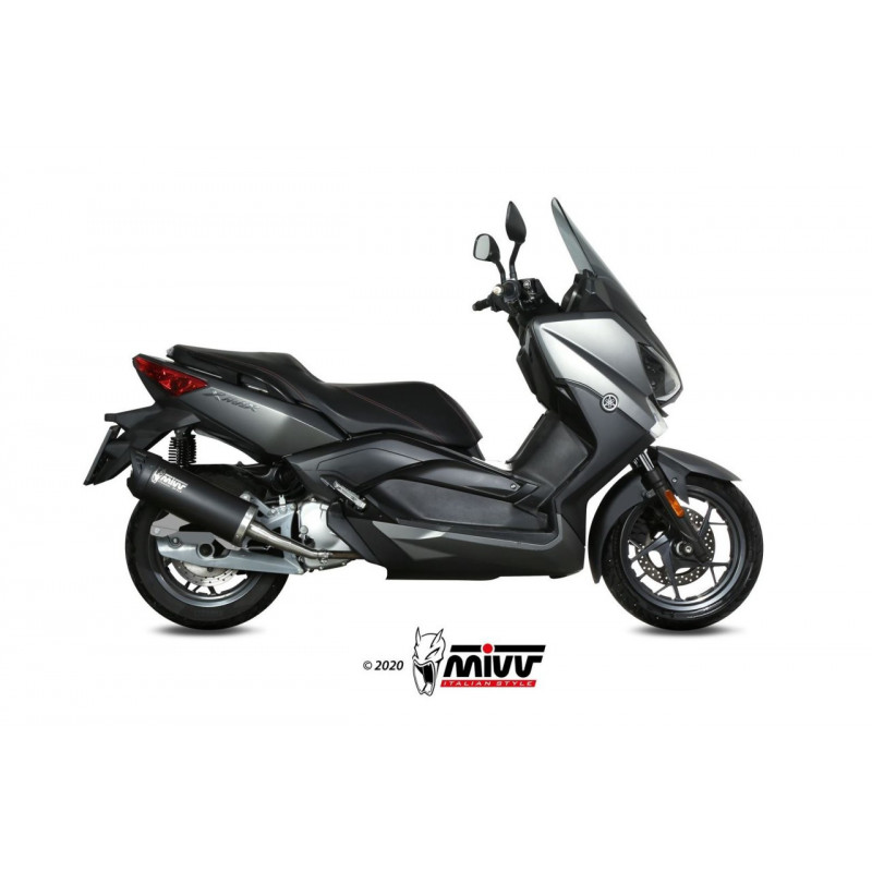 MIVV MOVER Rvs zwart YAMAHA X-MAX 125 17-20