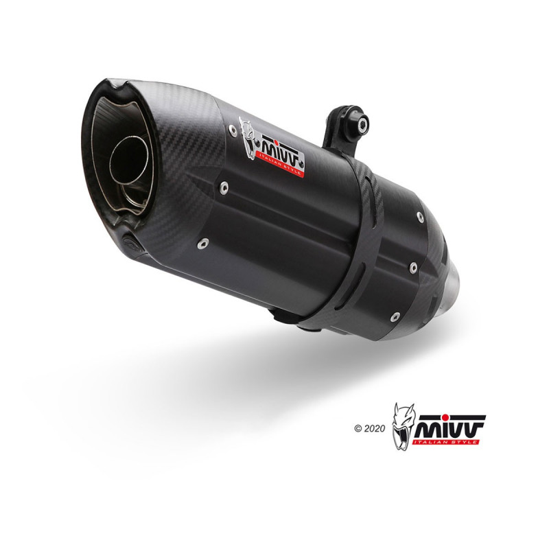 MIVV Suono Rvs zwart Aprilia RSV4 1000 ´09/15 - Tuono V4 1000 ´10/15