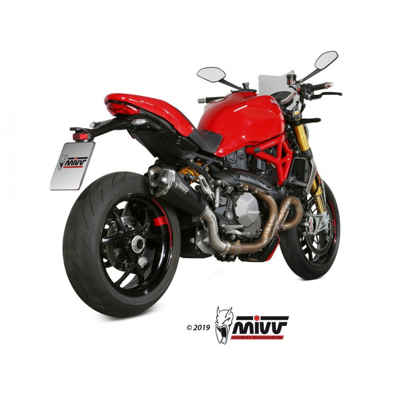 MIVV DELTA RACE STEEL BLACK DUCATI MONSTER 821/1200 17-21