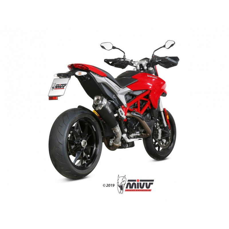 MIVV DELTA RACE Rvs zwart Ducati Hypermotard 939 2016-2018