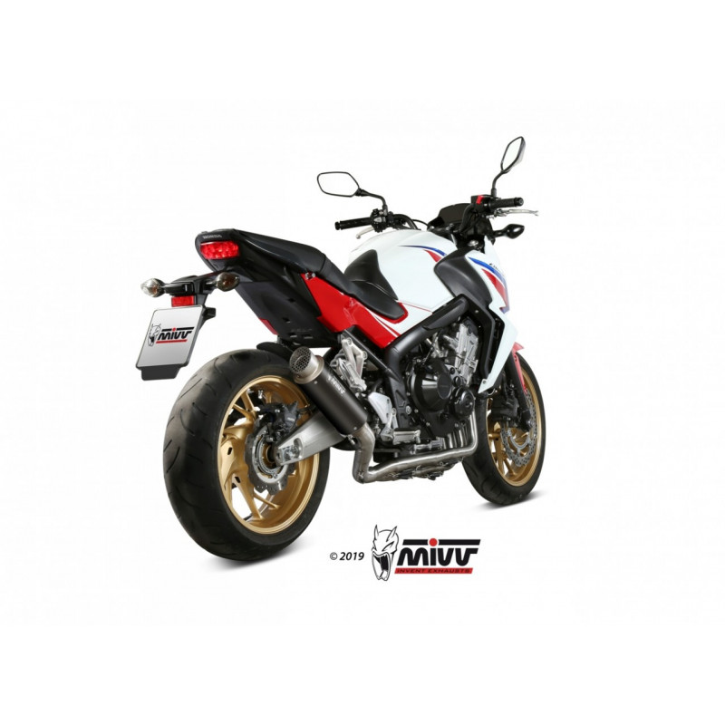 MIVV GPPro Rvs zwart HONDA 650 CB 650 F 14-18