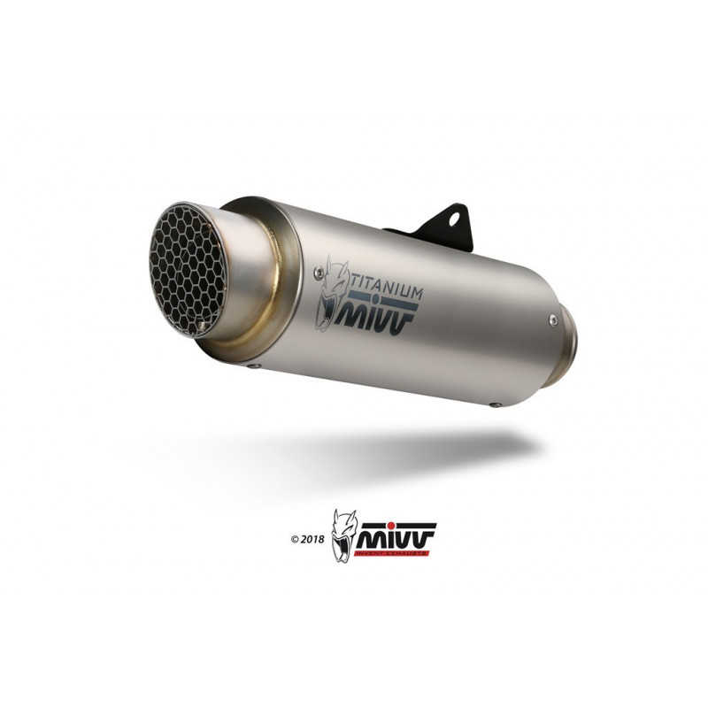 MIVV GPPro Titanium met Catalysator Honda CBR 650 R ´19-22/Honda CB 650 R ´19-22