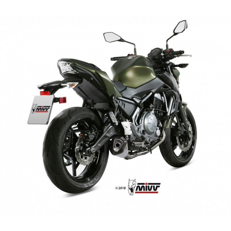 MIVV DELTA RACE Rvs KAWASAKI Z650/Ninja 650 17-21