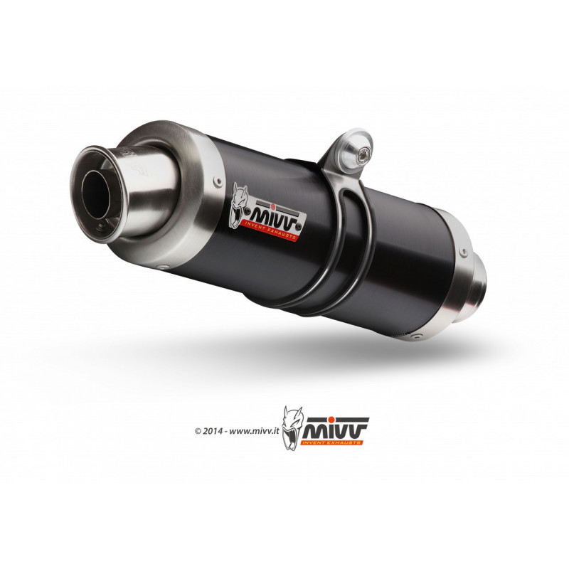 MIVV GP Rvs zwart KTM RC 125 ´14/16