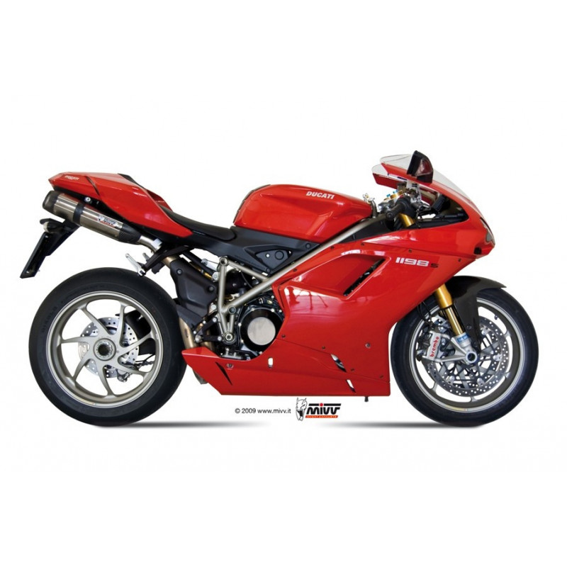 MIVV Suono Rvs Ducati 848 ´07/13 - Ducati 1098 ´07/08 - Ducati 1198 ´09/13