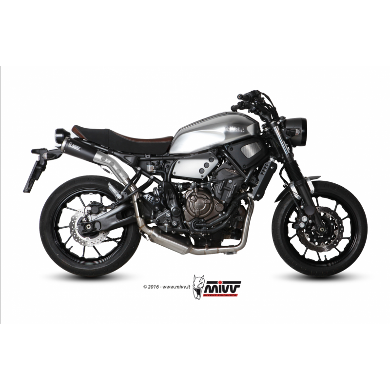 MIVV Ghibli Black inkl. bochtenset Yamaha XSR 700 ´16-21