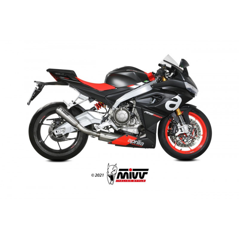 MIVV X-M1 Titanium High Up Aprilia RS 660/Tuono 660 20-22