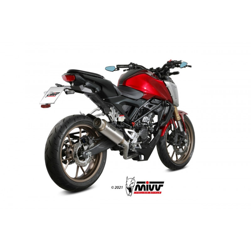 MIVV GPPro Titanium Compleet systeem Honda CB 125 R 21-22