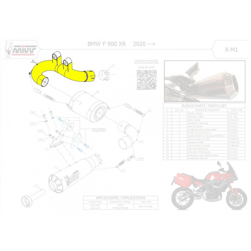 9773B037S2A-MIVV Aprilia RSV 1000 ´98/03