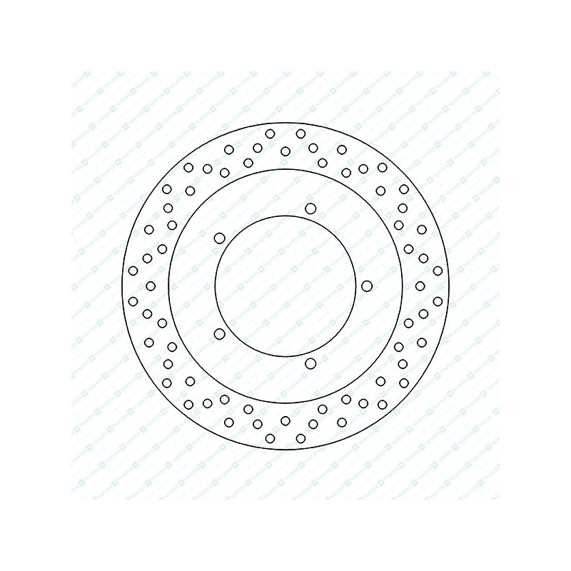 DF4129A-Newfren stalen remschijf star