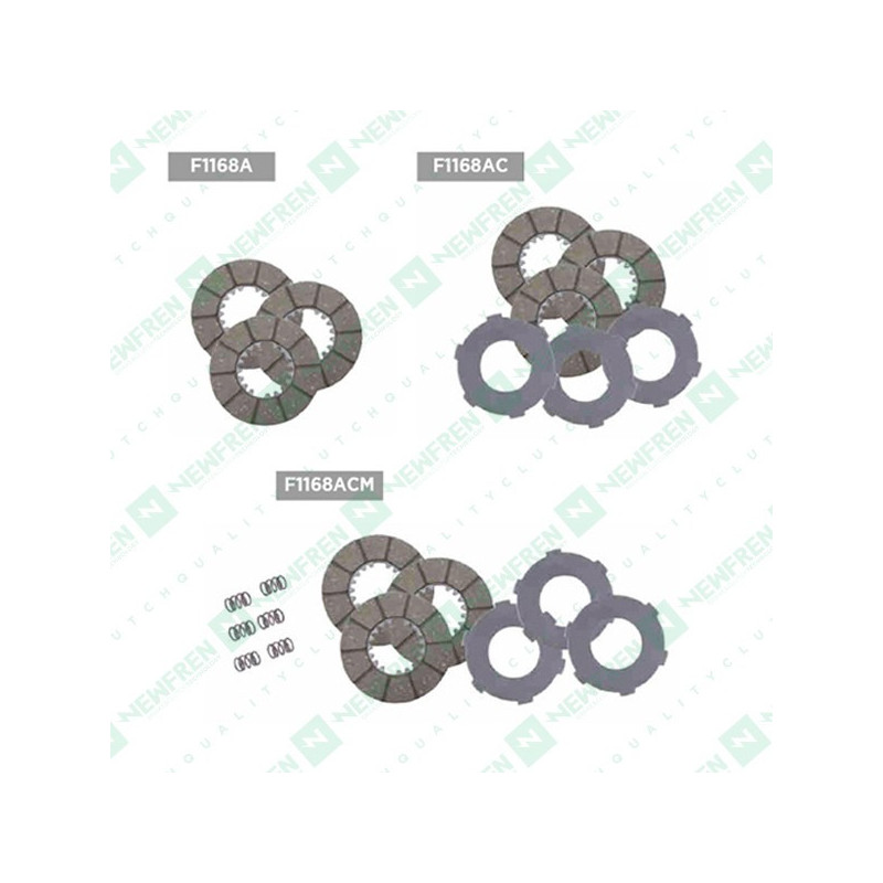 F1168ACM-Newfren Lamellenkoppeling compleet met veren
