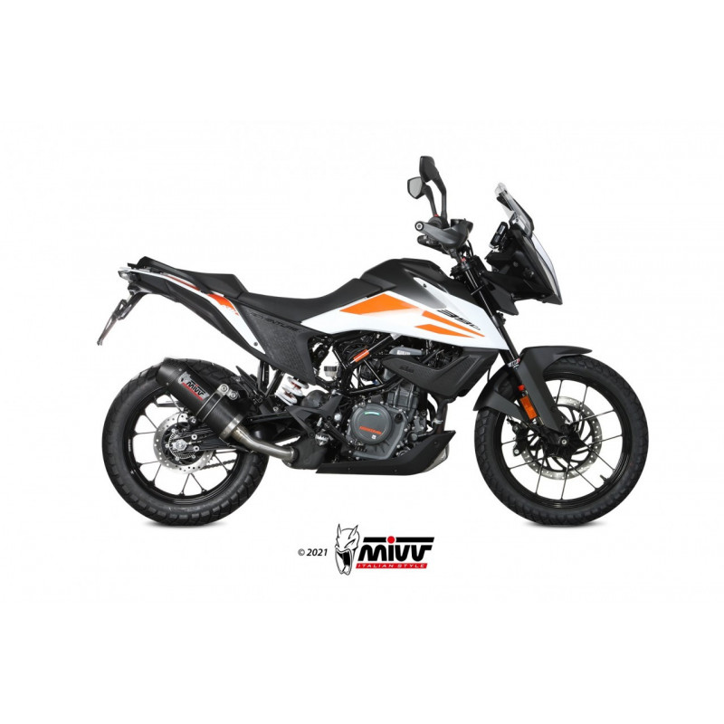 MIVV Oval Rvs zwart KTM 390 ADVENTURE 20-21