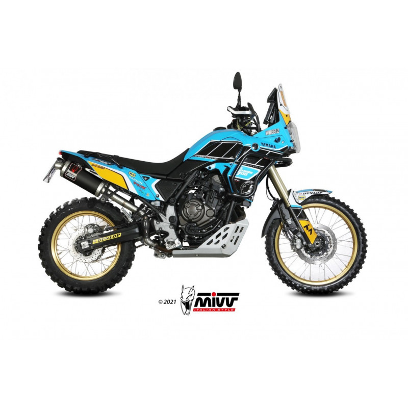 MIVV DAKAR Rvs zwart Yamaha TENERE 700 19-21