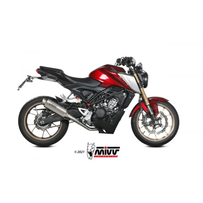 MIVV GPPro Titanium Compleet systeem Honda CB 125 R 21-22