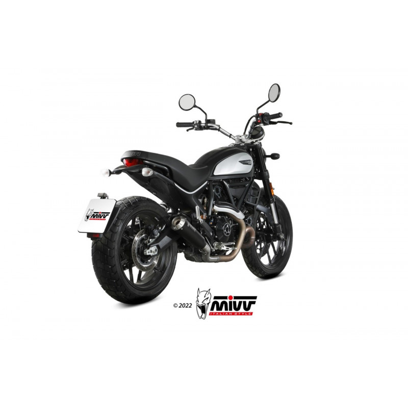 MIVV X-M1 Carbon zwart DUCATI SCRAMBLER 800 ICON / ICON DARK 2018 - 2020