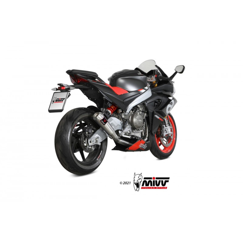 MIVV Compleet systeem X-M1 Titanium 2 in 1 APRILIA RS/TUONO 660 20-22