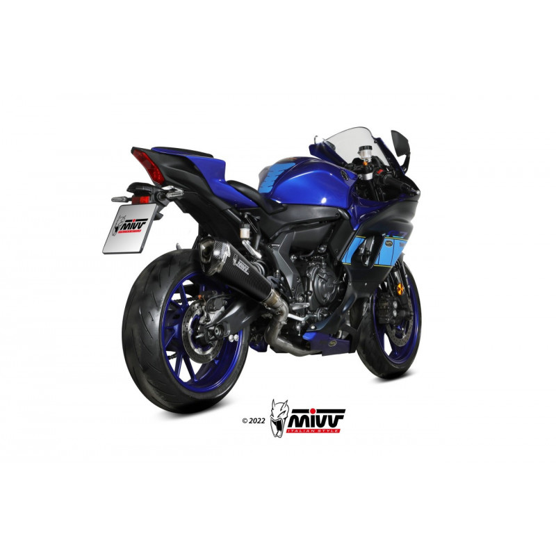 MIVV Compleet systeem Delta Race Carbon 2 in 1 YAMAHA YZF R7 22-