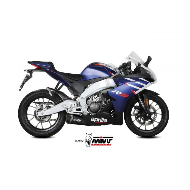 MIVV DELTA RACE Rvs zwart APRILIA RS 125 21-22