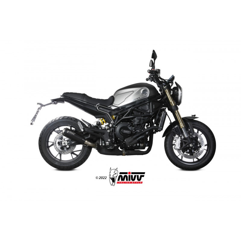 MIVV X-M1 Rvs zwart Benelli Leoncino 800 22-