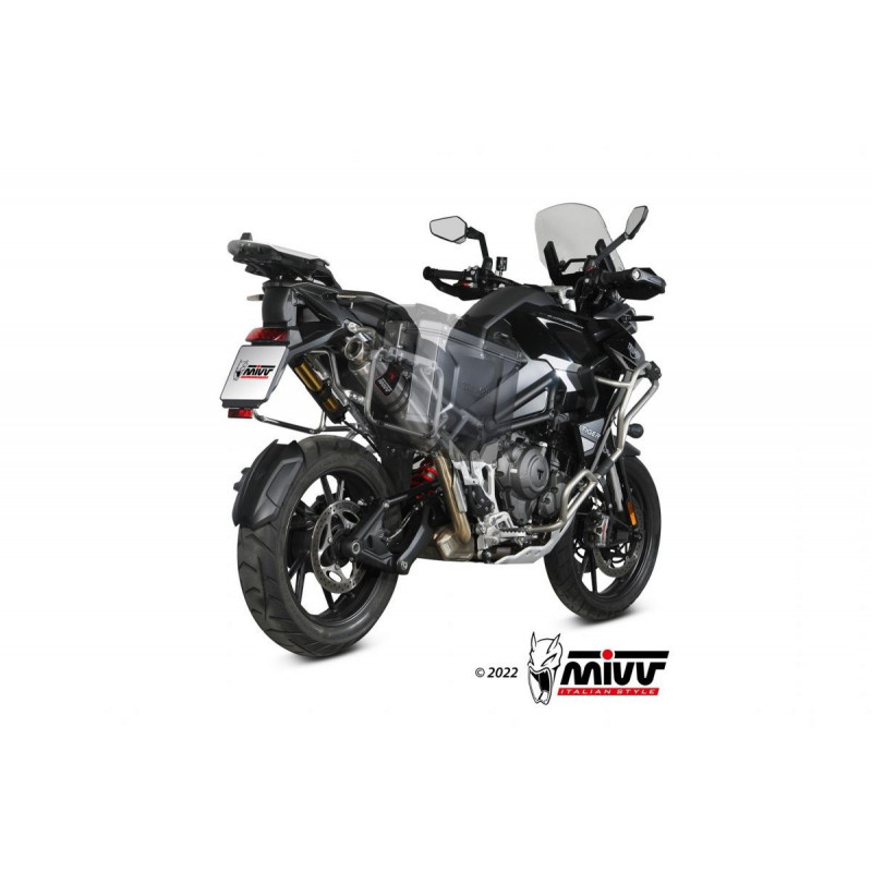 MIVV Uitlaat TRIUMPH TIGER 1200 GT / RALLY 2008 - 2016