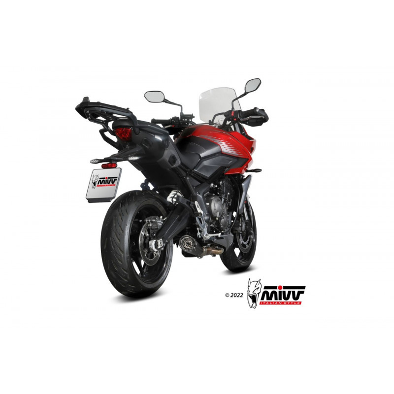 MIVV X-M5 Rvs zwart Triumph TIGER 660 Sport 21-22