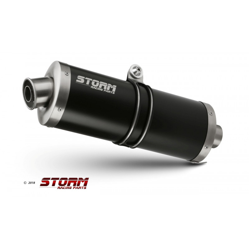 Storm by MIVV OVAL black BMW F 650/800 GS 08/16