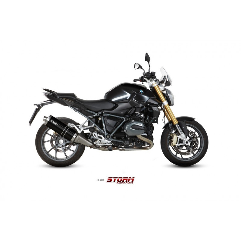 Storm by MIVV OVAL black BMW R 1200 R / RS 15/16