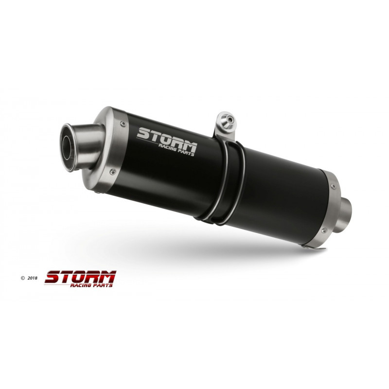 Storm by MIVV OVAL black Honda CBR 600 F 01/10