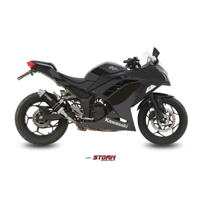 Storm by MIVV GP black Kawasaki Ninja 300 R 13/16 - Z 300 15/16