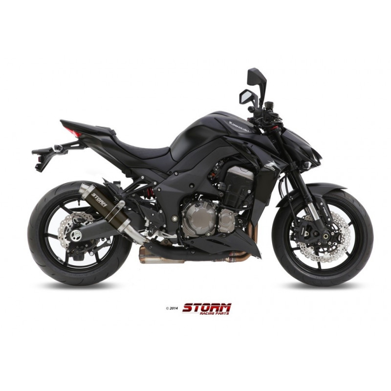 Storm by MIVV GP black Kawasaki Z 1000 14/16