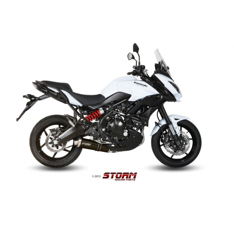 Storm by MIVV OVAL black Kawasaki Versys 650 15/18