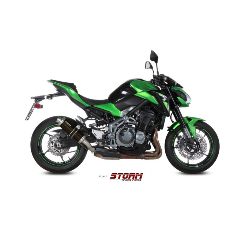 Storm by MIVV GP black Kawasaki Z 900 17-19