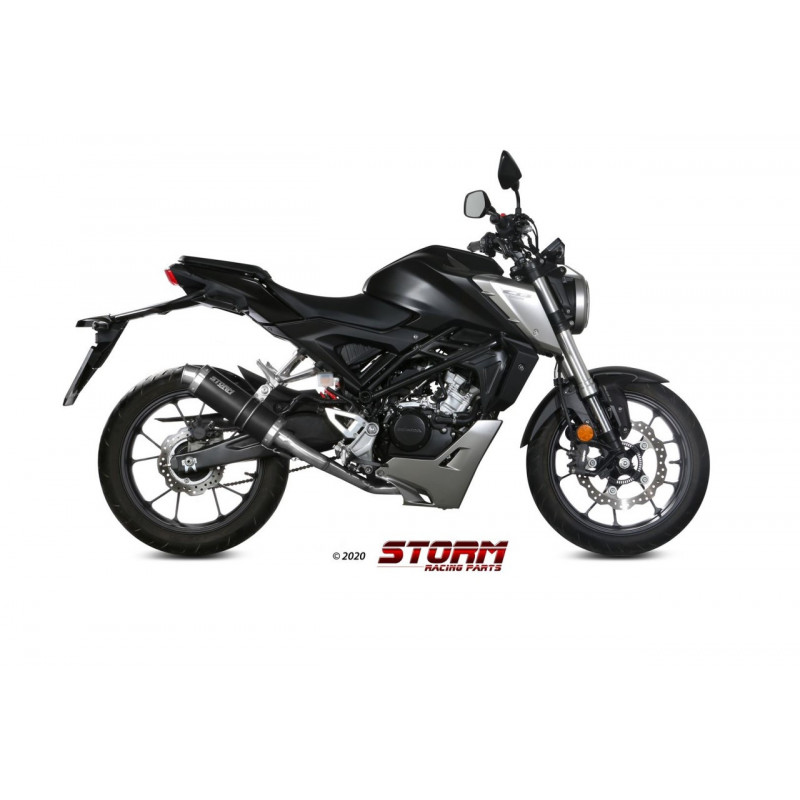 Storm by MIVV GP black Honda CB 125 R 18-20