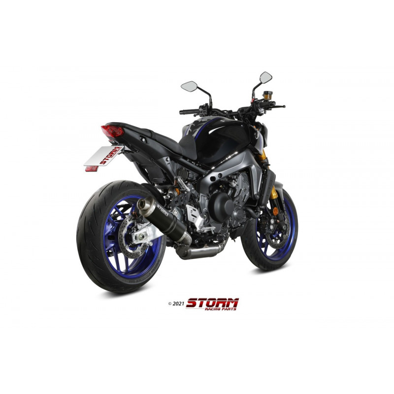 Storm by MIVV OVAL black Yamaha MT-09/FZ-09 21-