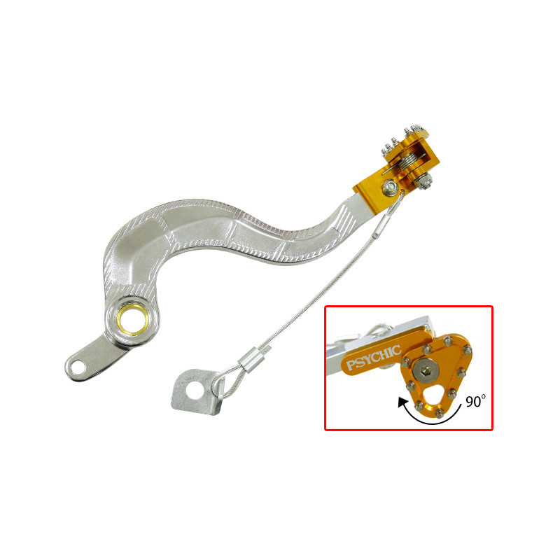 Sixty5 brakepedal RMZ450 08-13 gold