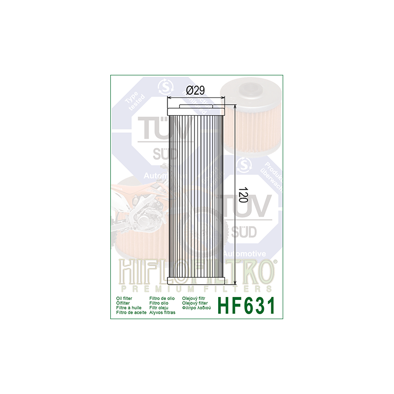 HiFlo oil filter HF631