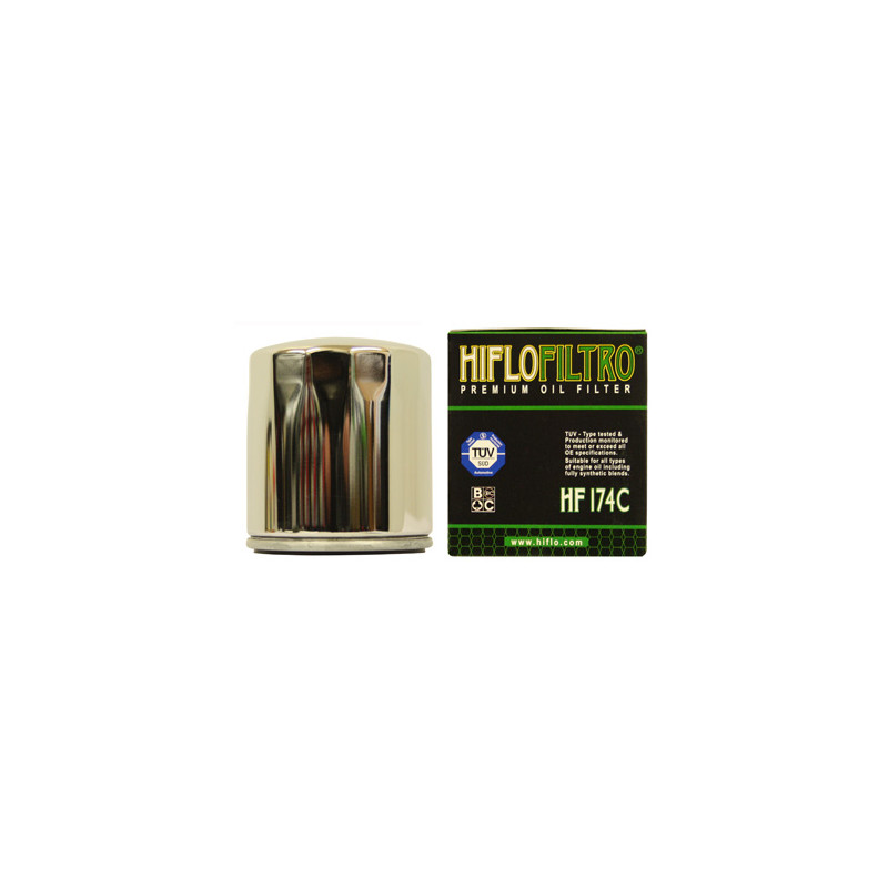 HiFlo oil filter HF174C chrome